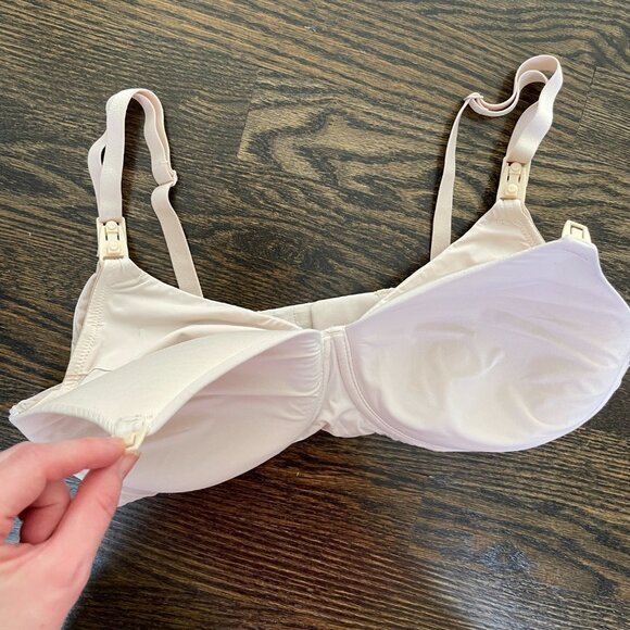 Nursing & Pumping Bra Set Size 36B - Simple Wishes - nude & black - Picture 12 of 15